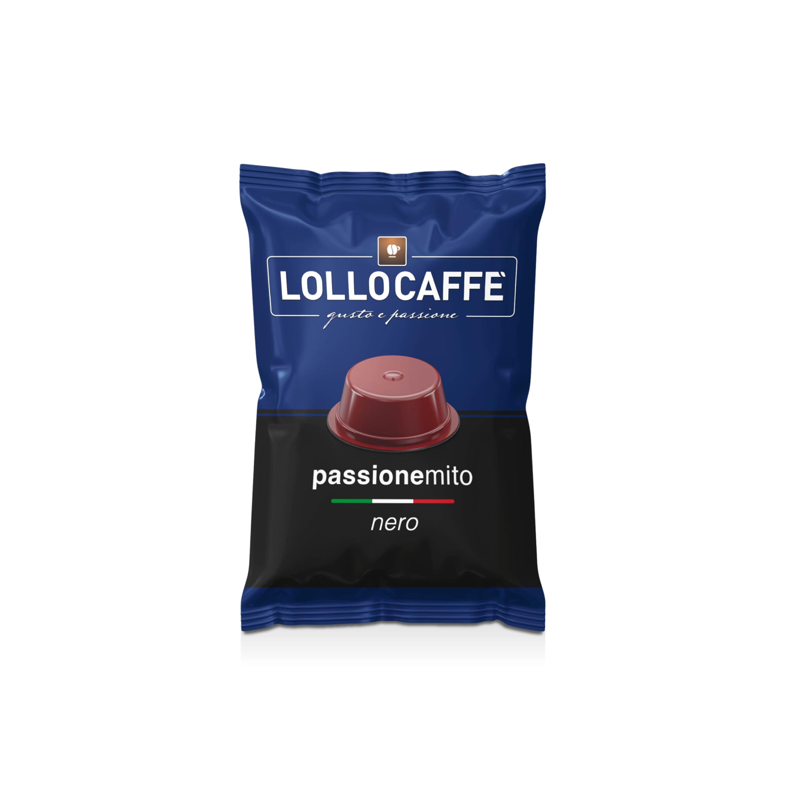 Lollo Caffè PassioneMio* Caja de cápsulas 400 negro mezcla