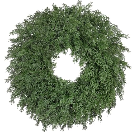 26 Inch Christmas Wreaths for Front Door Realistic Large Winter