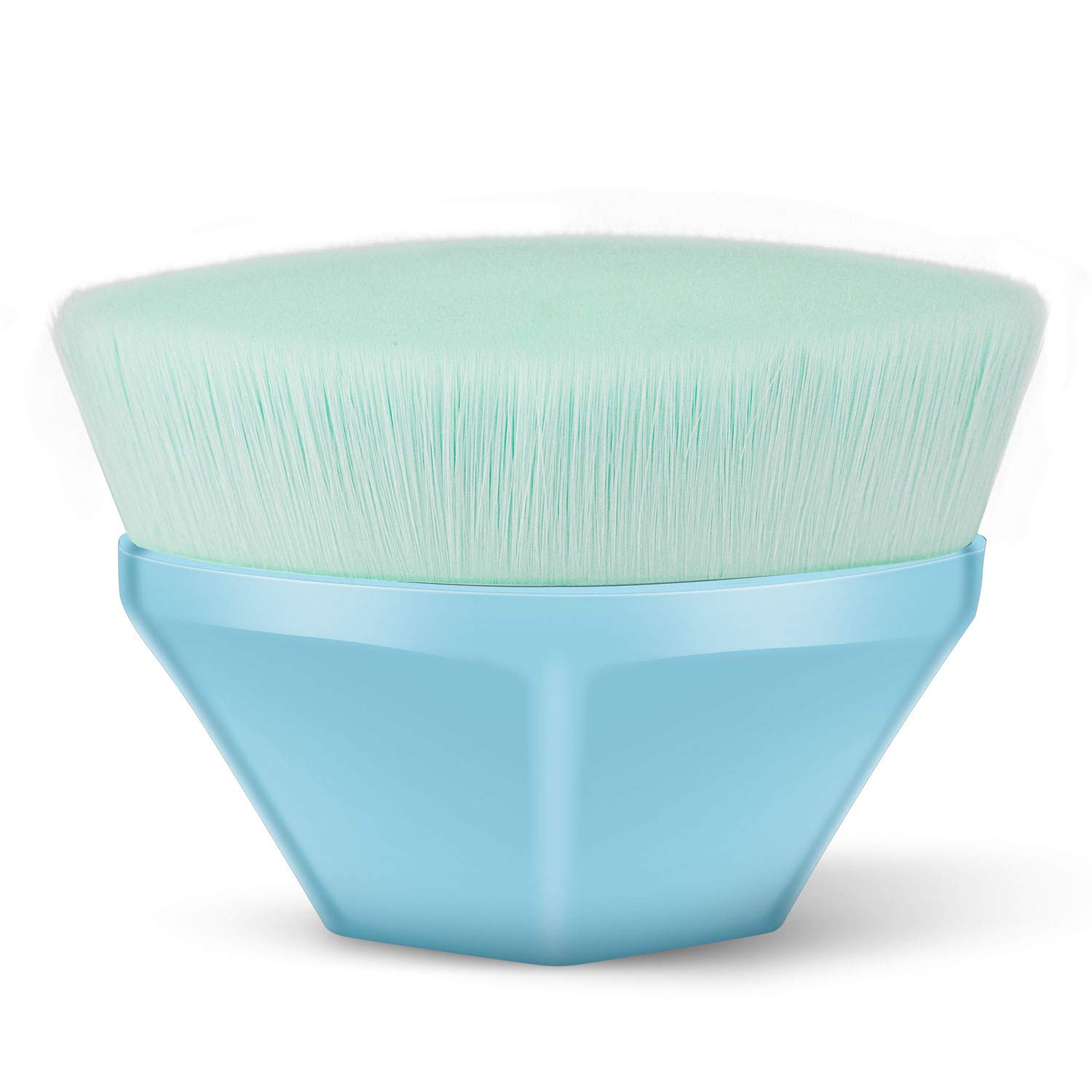 Tenmon Foundation Makeup Brush, Suitable for Mixed Liquid, Cream or Flawless Powder Cosmetics, Multifunctional Makeup Brush (Blue)