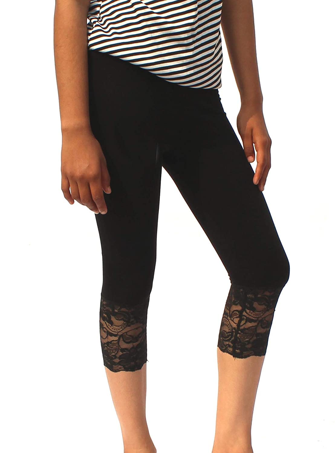 urob Bottom Lace/Net 3/4th Leggings for Girl's and Women's-picture-20