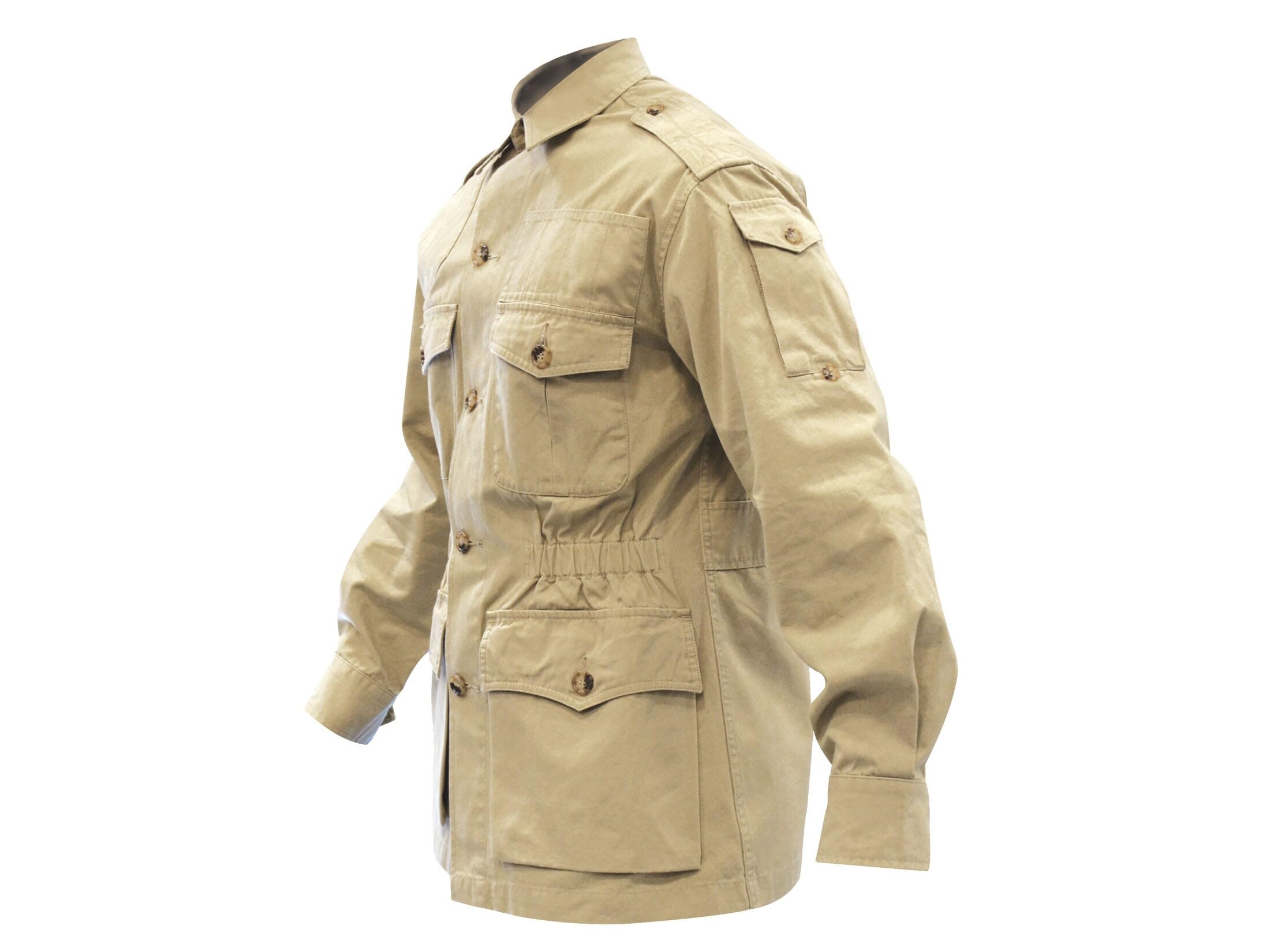 MidwayUSA Men's Safari Jacket Khaki Large Tall at Amazon Men's