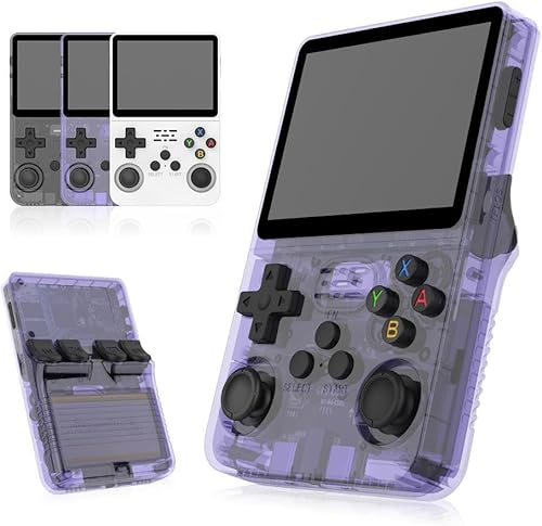 Miniatura 7 de Consola de juegos portátil 20000 en 1, consola de videojuegos retro portátil R36S, mini juego de arcade de bolsillo retro, pantalla IPS HD de 3.5