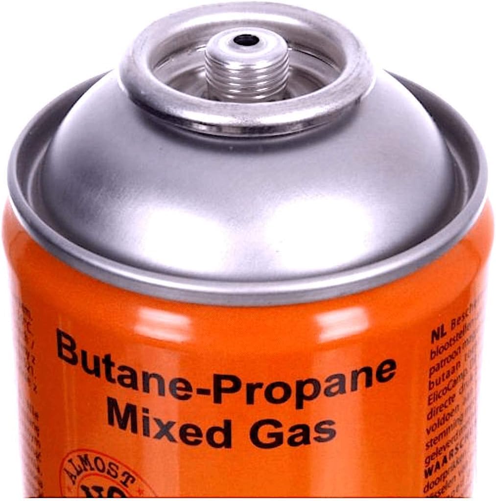 SMH LINE Lot de 12 cartouches de gaz universelles 600 ml pour réchaud camping brûleur gaz propane butane 7/16" filetage EN417