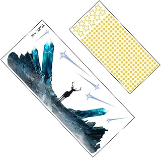 KOMBIUDA 2 Folhas De Estrelas Luminosas Adesivo De Parede Decalques De Janela Adesivos De Berçário Adesivos Luminosos De Estrela Brilho Estrelas Decalque De Parede Estrelas Adesivos