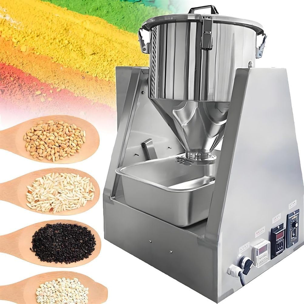 Electric 304 Stainless Steel Lab Dry Powder Mixer Blender Mixing, 5L/10L/20L/40L Machine Particle Blender Powder Mixer Granual Blender
