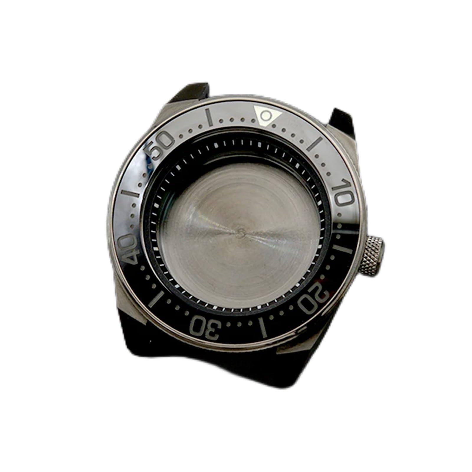 Gun Color Men s Watch Case Design King Samurai Series Fit Japan NH34 NH35 NH36 Movement With 200M Waterproof Sapphire Glass