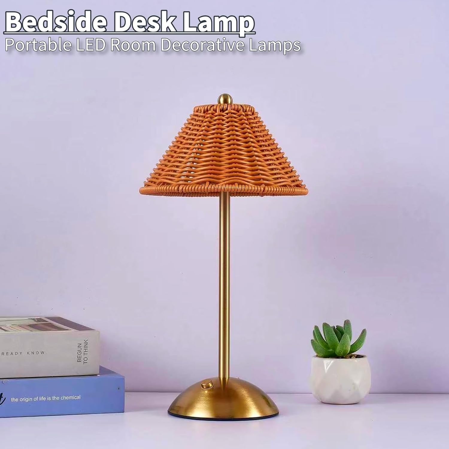 Lampe De Chevet Tactile, Lampe De Table ,Avec Led , Lampe De Chevet Moderne Pour Bureau, Salon