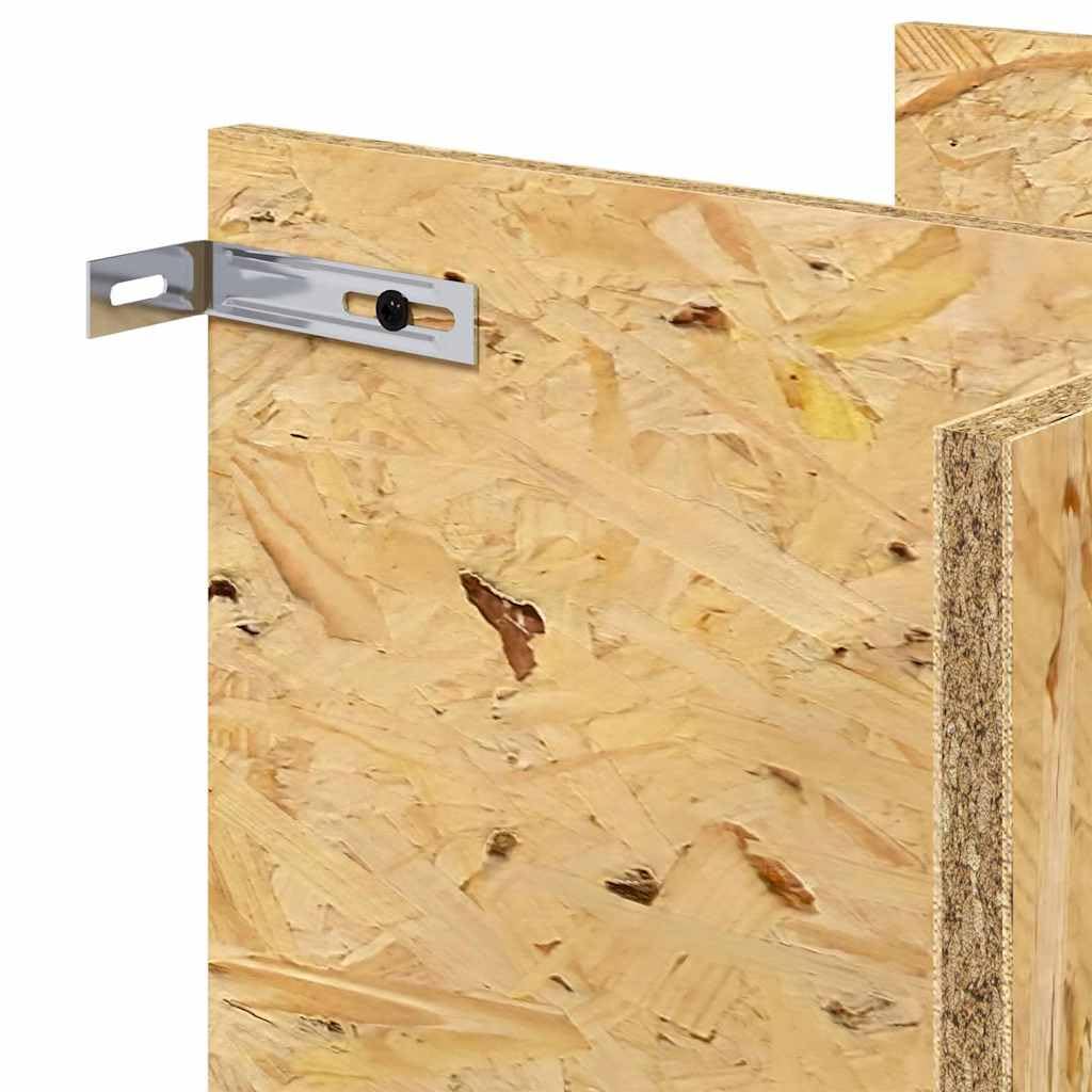 vidaXL Terrarienbasis Braun 50 x 50 x 50 cm OSB, Rustikale, stabile Terrarienbox, Perfekter Lebensraum, Stauraum für Reptilien, tierfreundliche Basis für Schlangen und Echsen