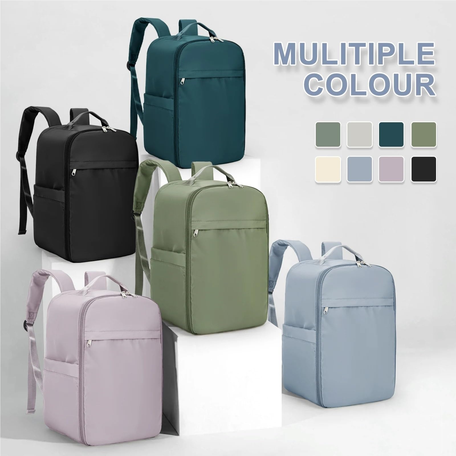 Kabinentasche Rucksack Handgepäck, Reiserucksack for Handgepäck, Laptop-Rucksack for Damen/Herren FüR Reisen(Beige,Large)