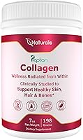 Vista 1 de Naturalis Péptidos de colágeno en polvo (7 onzas) Fabricado con colágeno Peptan, clínicamente estudiado para apoyar la piel, el cabello
