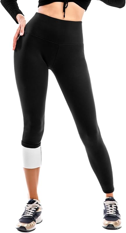 SINOPHANT Fleece Lined Leggings for Women Thermal Winter Thick | High Waisted Warm Ladies Polyester Spandex Soft Casual fit Comfort