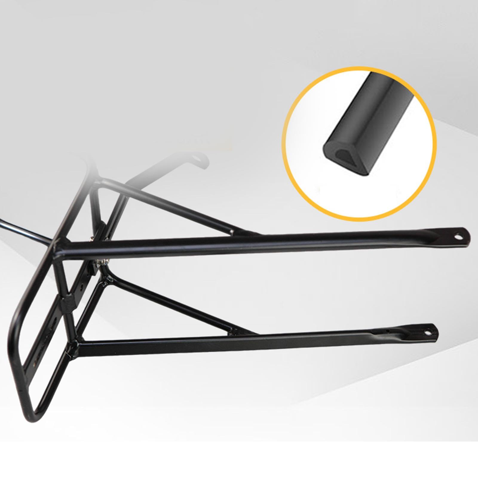 Homyl Porte-Bagages Avant Robuste pour Vélos, Idéal pour Les Vélos de Randonnée et de Course.