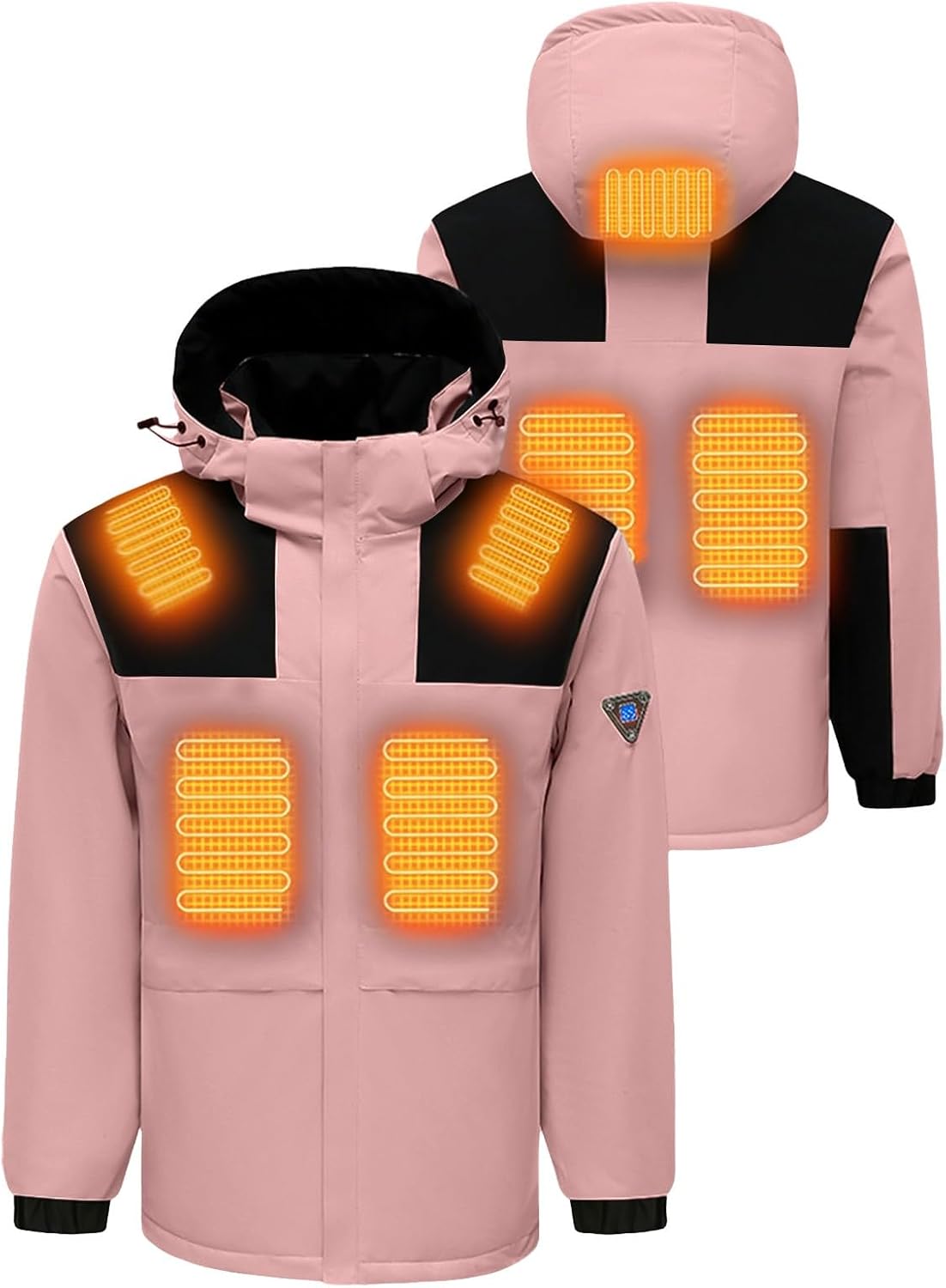 [Babsully] 電熱ジャケット ヒーターコート メンズ 7ヒーター付き電熱ウエア 大きいサイズ 男女兼用 メンズ レディース