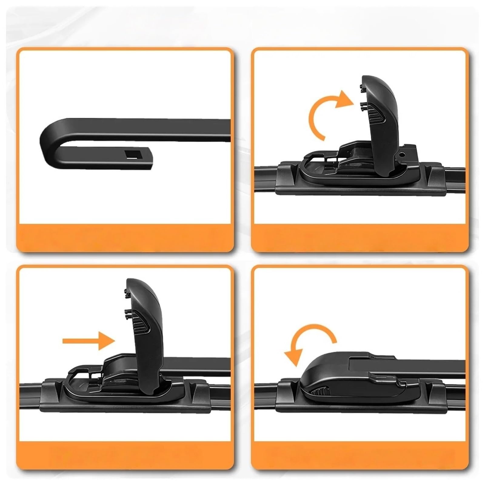 Spazzole tergicristallo per auto Spazzola Tergicristallo Per Auto In Gomma Morbida Senza Ossa | Spazzola tergicristallo per auto morbida disossata(1PC 22Inches 550mm)