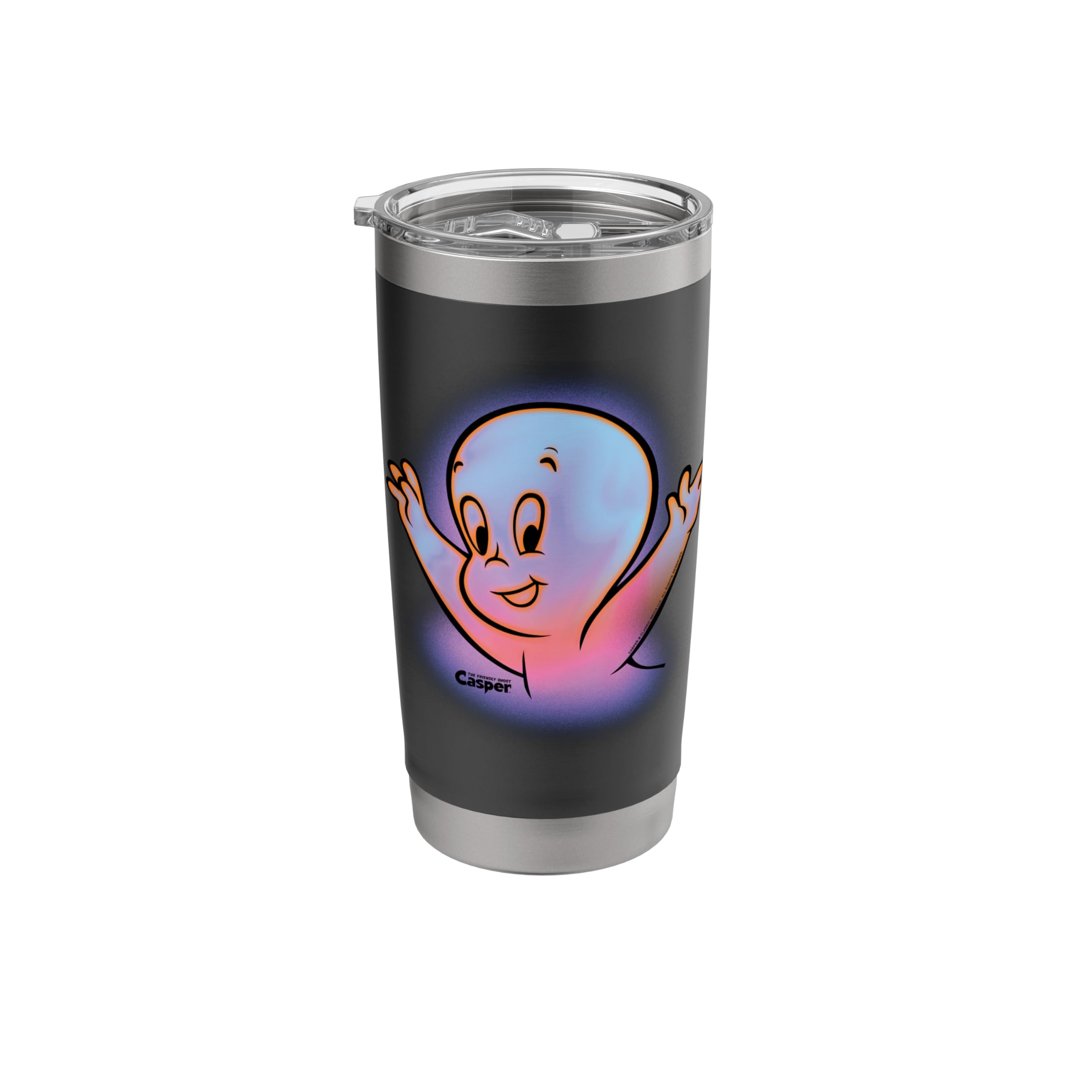 Casper the Friendly Ghost Halloween Retro Glow Stainless Steel Insulated Tumbler