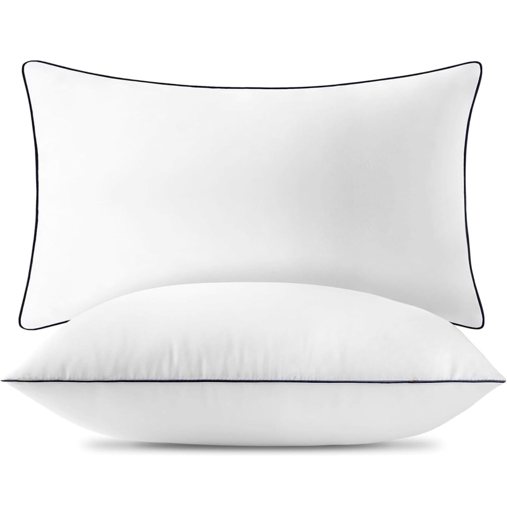 GIGLICK Exclusive White Soft Fluffy Hollow Fibre Pillow 28 inch X 18 inch (Set of 2) Ideal Bed Pillow for Better Sleep | Hypoallergenic Chemical Free Pillows | Pack of 2 (28X18inch) (B0D5J2KY77) Amazon Price History, Amazon Price Tracker