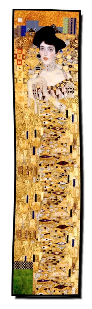 Tuch Schal Seidenschal Klimt - Adele 175 x 46 cm
