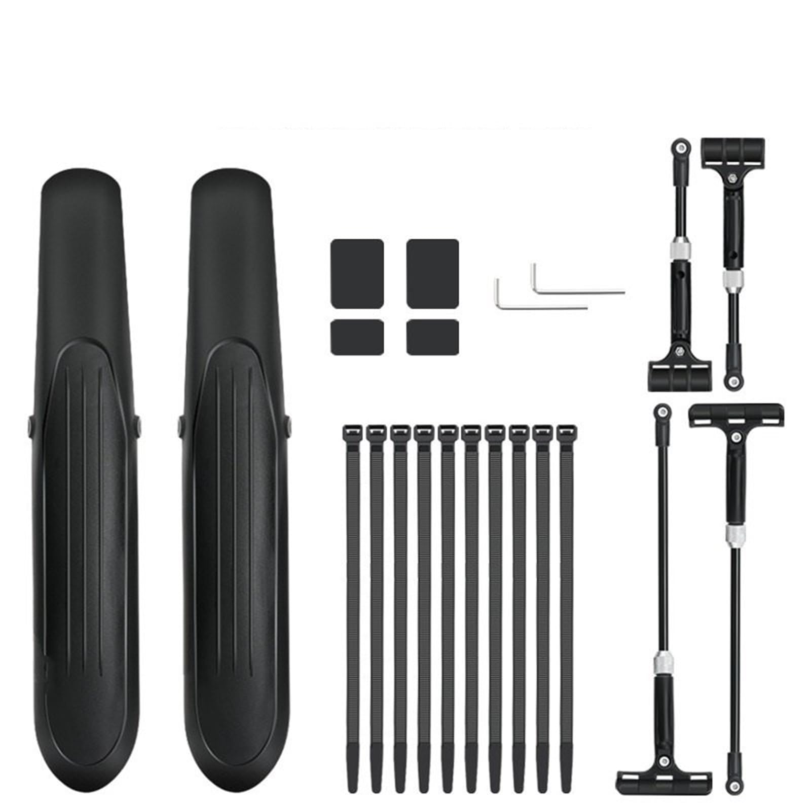 Parafango Parafango per Mountain Bike allargato Ruota Anteriore Posteriore a sgancio rapido per Accessori per Biciclette da Ciclismo su Strada parafango Bici