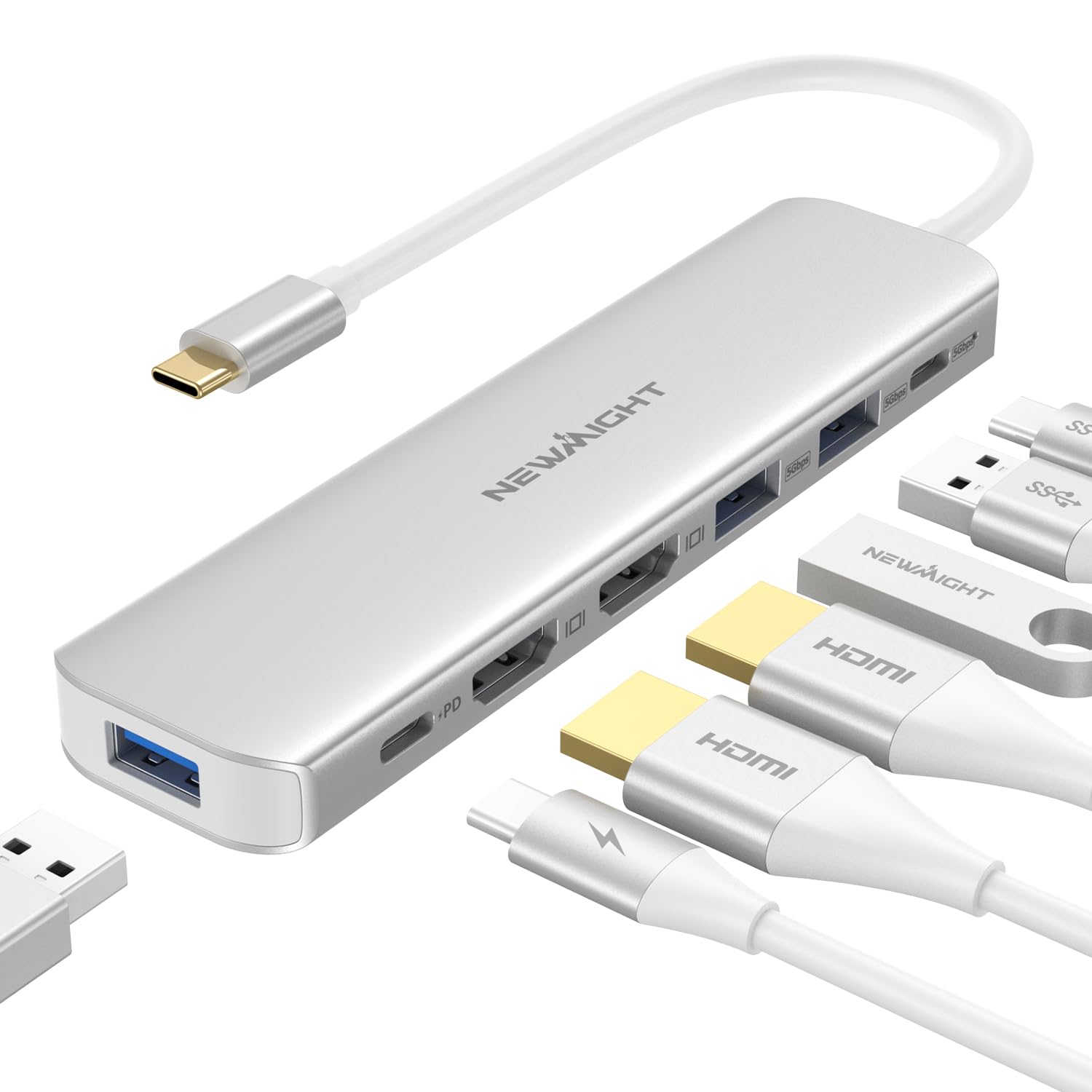 Amazon | USB C ハブ hdmi 2つ Dual Display ドッキングステーション
