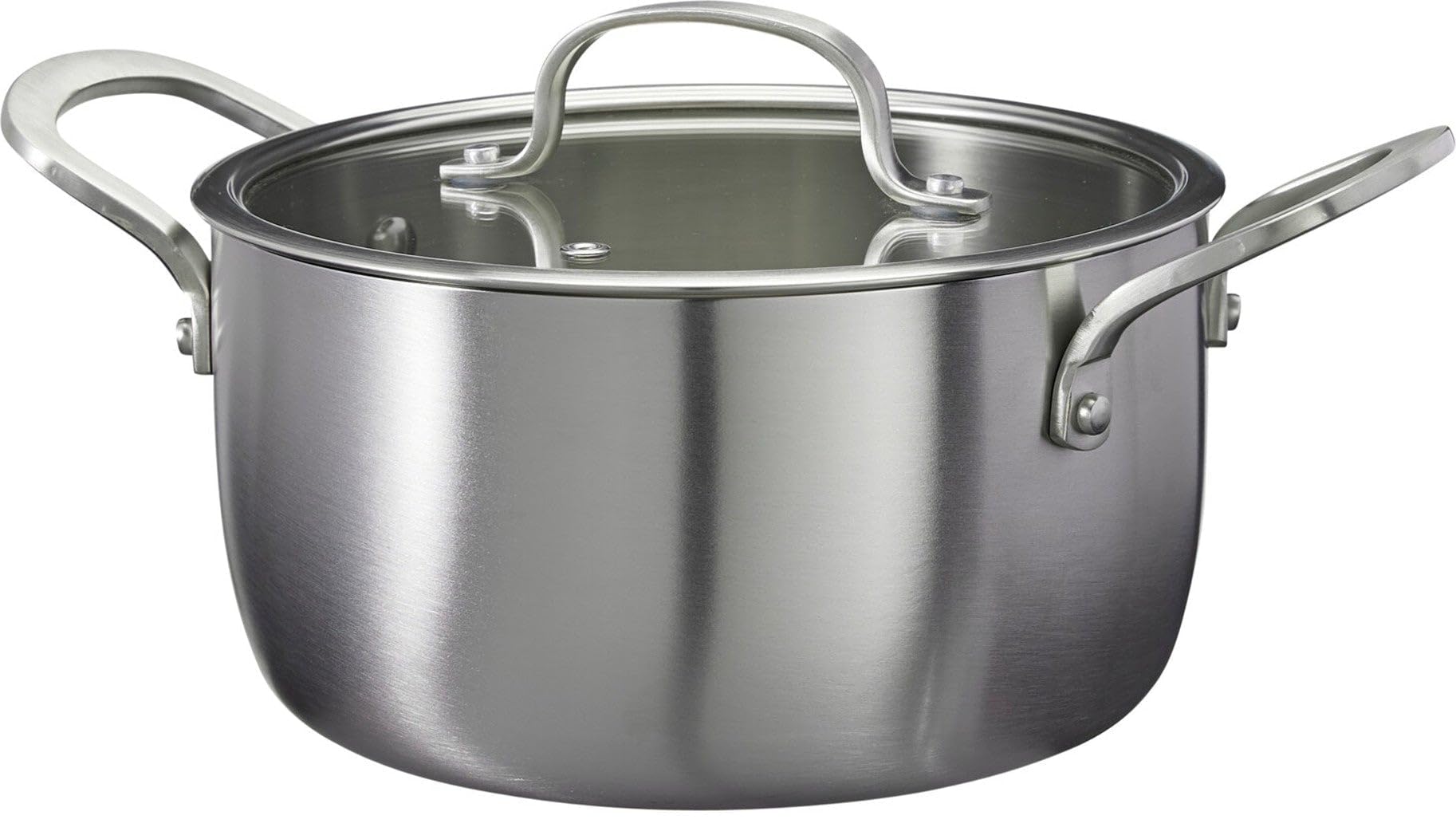 Cookinglife zestaw garnków Signature Steel 4-częściowy zestaw garnków ze stali nierdzewnej – garnek do gotowania ø 16, 20 i 24 cm i rondel ø 17,5 cm – nadaje się do wszystkich rodzajów kuchenek
