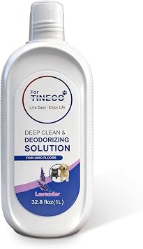1L Floor Lavender Cleaning Solution 1 Bottles Refill, Compatible with Tineco All Series Robot Vacuum Cleaner, Eco-Safe, Streak-Free Formula, Deep Cleans for Hard Floors, Pet & Kid Friendly