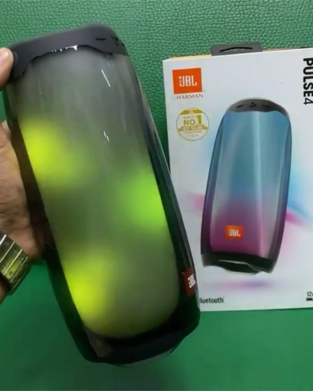 Watch JBL Pulse 4 Waterproof Portable Bluetooth Speaker with Light