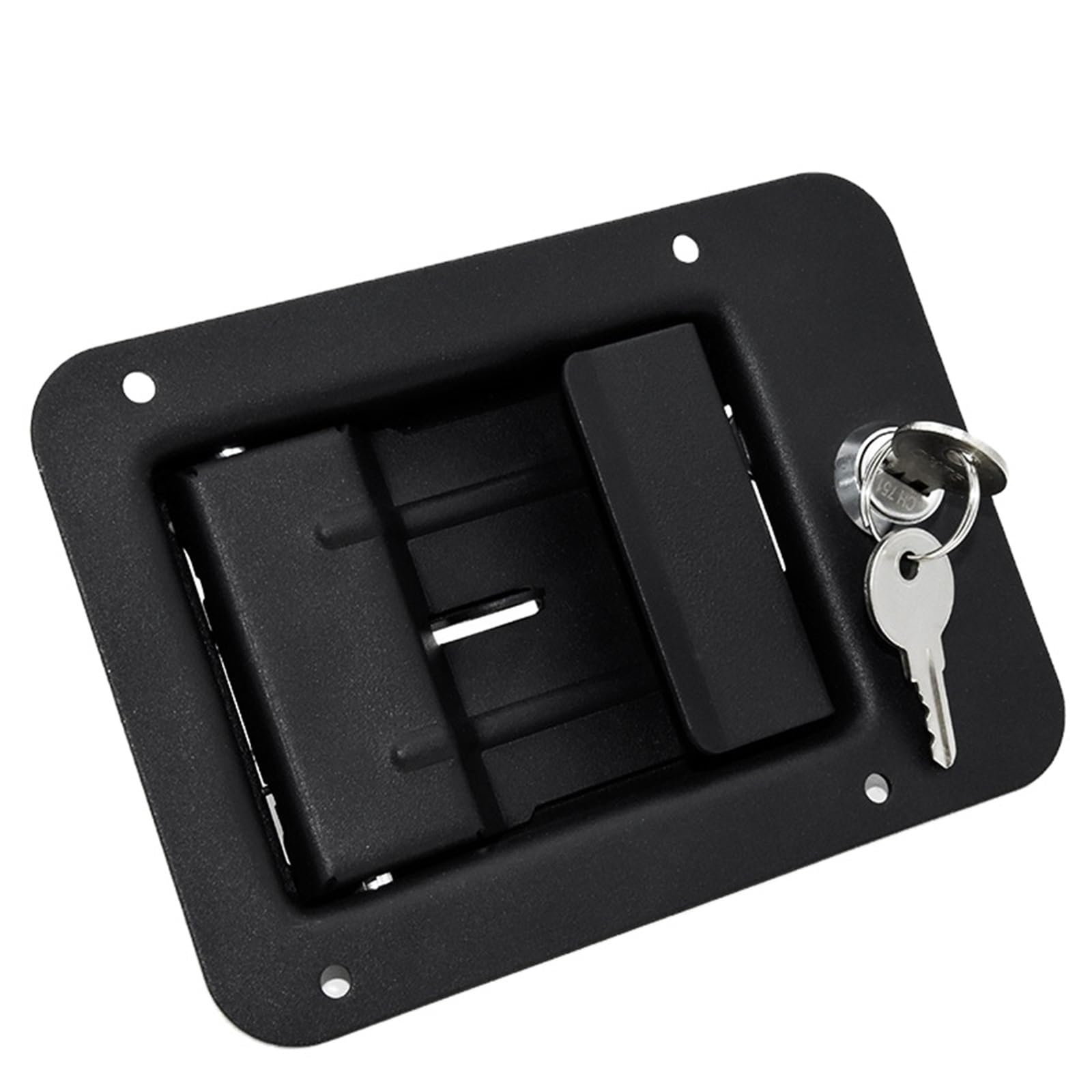 Serrure de porte de bateau en acier au carbone encastrée pour camping-car