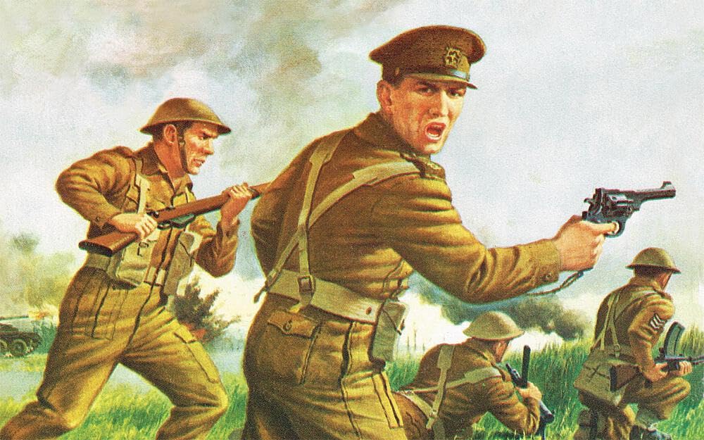 Airfix A00763V WWII British Infantry N. Europe Figures Model Making Kit 1:76