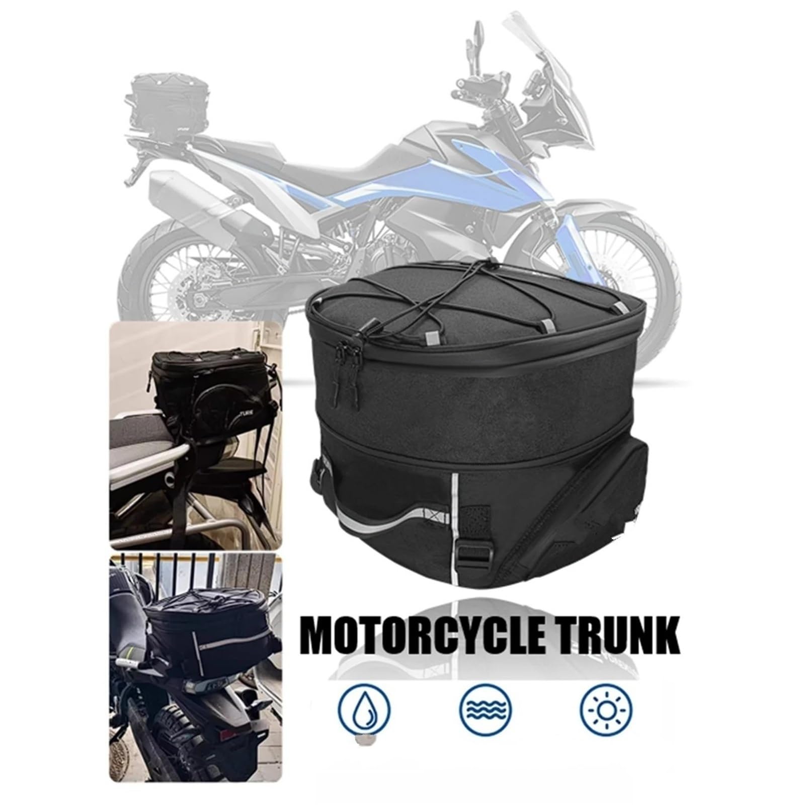 Motorradtasche Motorradtaschen Satteltasche Hecktasche Hecktasche Top-Taschen Für Afrika Für Twin CRF1000L NC700 Aufbewahrungs-Reisegepäcktasche