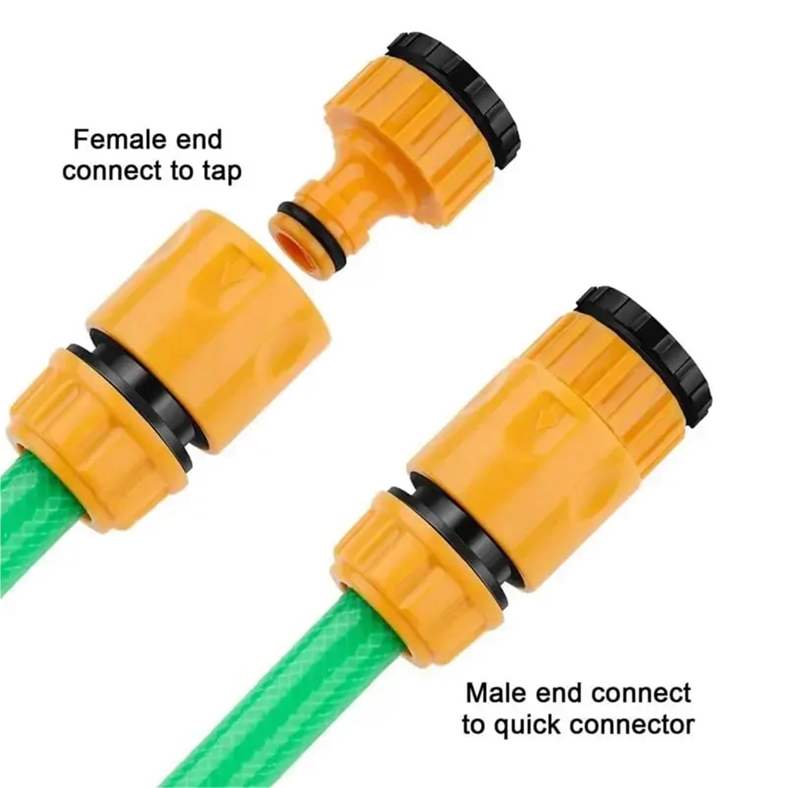 Gartenschlauch-Schnellverbinder 1,3 cm Doppelstecker Adapter