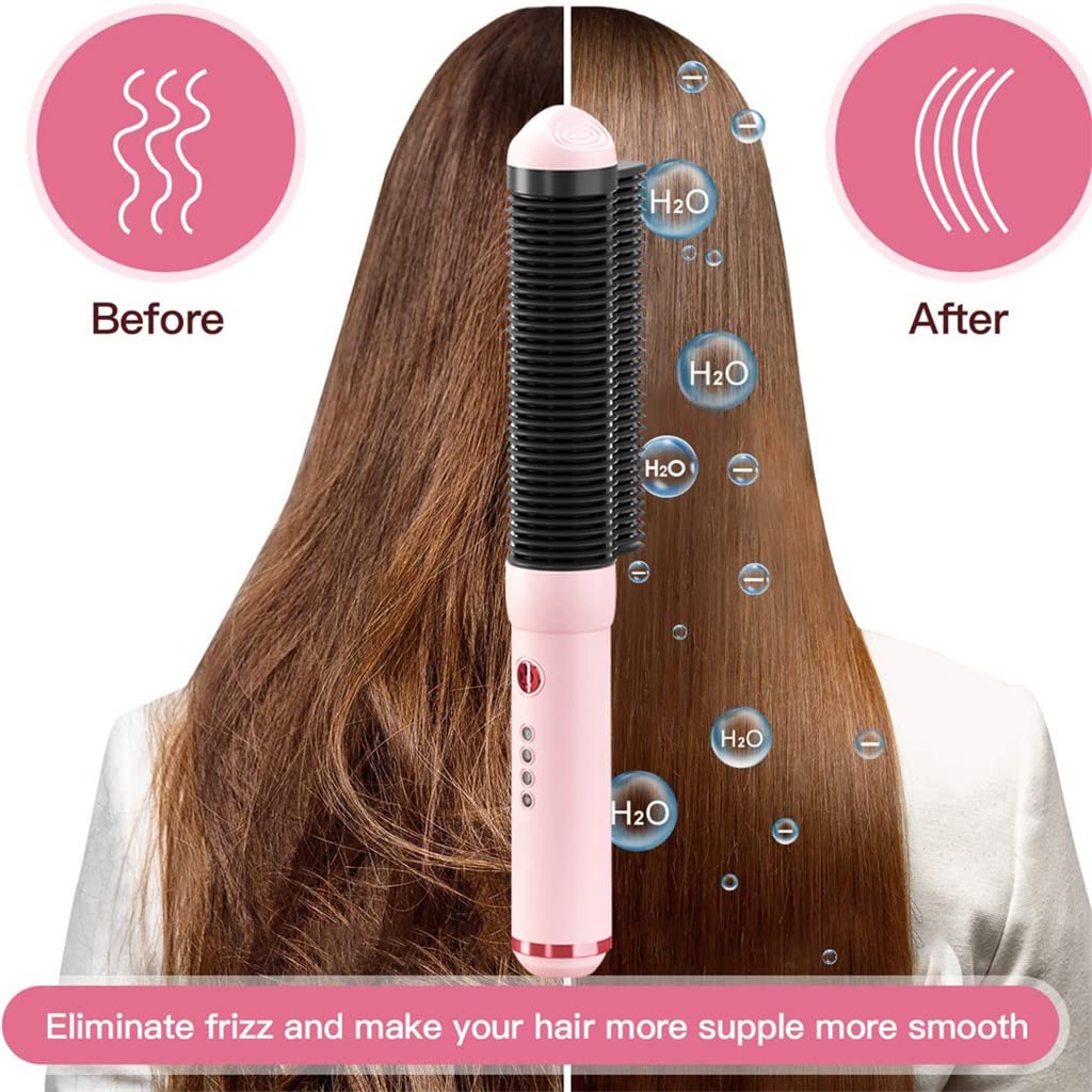 Pettine elettrico per raddrizzatore spazzola per capelli anti-scottatura in ceramica arricciacapelli riscaldato pettini intelligenti
