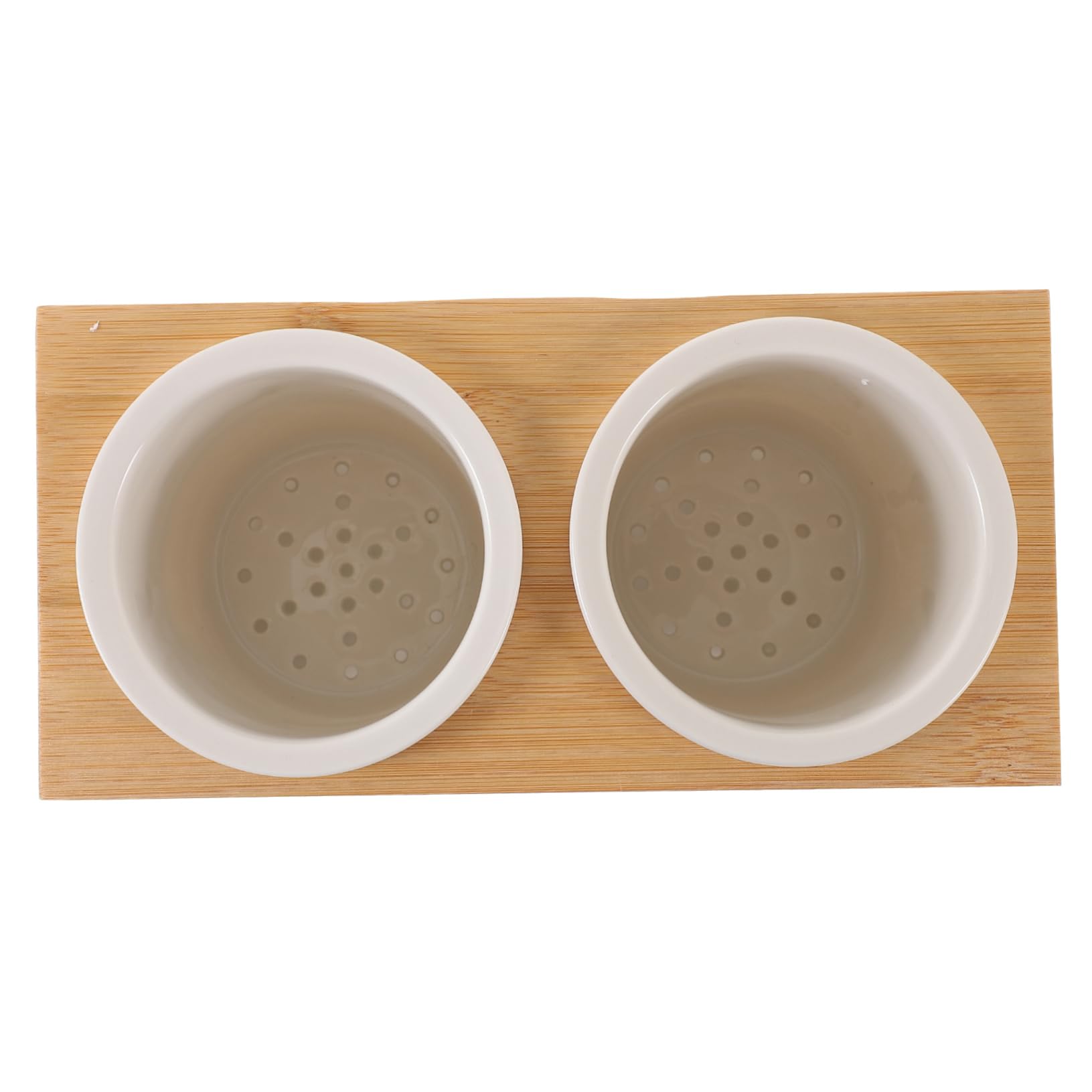 Portaposate in Ceramica Funzione di Svuotamento Utensili da Cucina Organizzatore a Design Unico Contenitore per Stoviglie