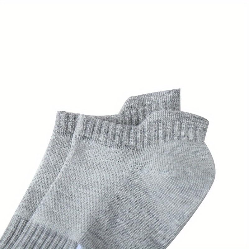 Men's Low Cut Ankle Socks, Anti Odor, Sweat Absorbing, Breathable, Suitable for All Seasons (10 Pairs)4