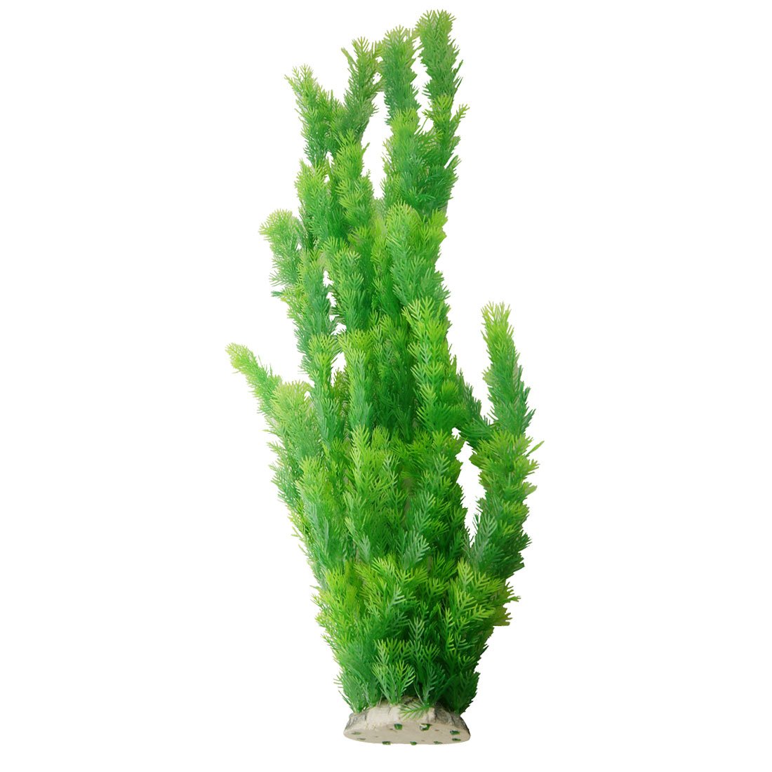 Plante plastique vert artificiel eau 55cm grand format pour poissons