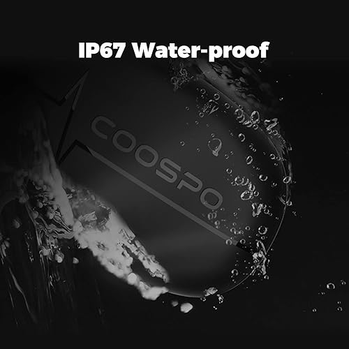 Miniatura 5 de COOSPO Correa de pecho para monitor de frecuencia cardíaca, Bluetooth ANT+, sensor de pecho con batería de 400 horas, HRM funciona con StravaWahoo