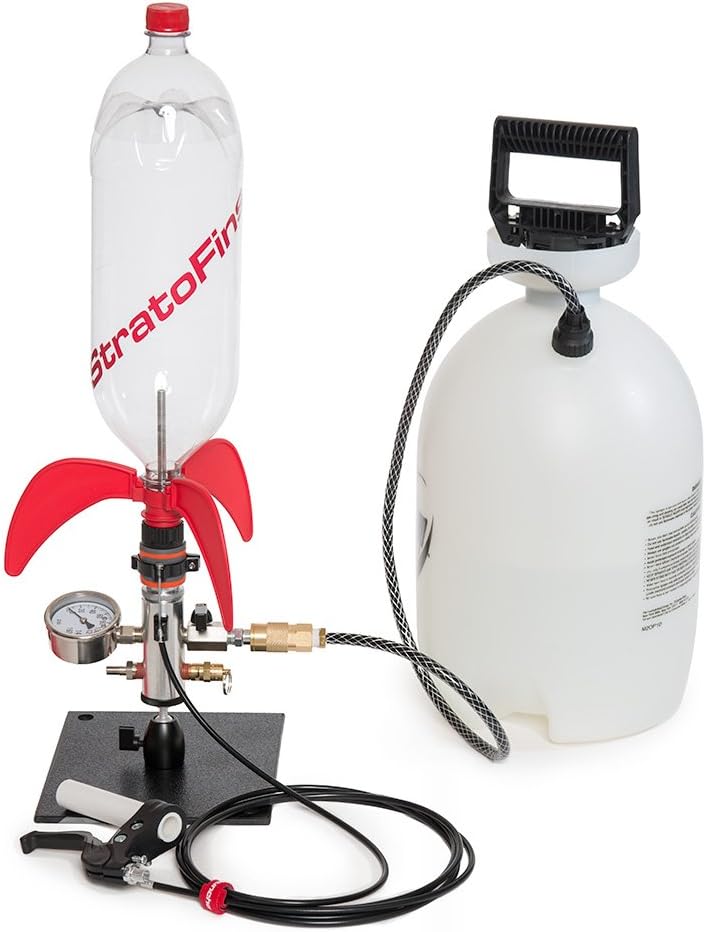 StratoLauncher IV Ultimate Tilting Water Rocket Launcher + StratoFins Kit