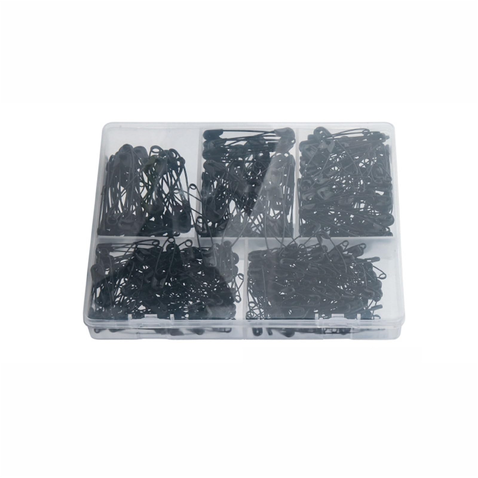 Pins 100Pcs Pins Paper Clip Sewing Tools Metal Needles Pin Brooch Accessories(Black,22mm)
