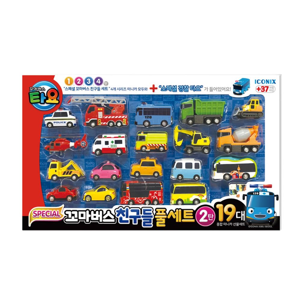 Tayo The Little Bus Special Friends Set - Full Set 2nd - Gifts for Kids Birthday Gifts Characters That Capture Children's imaginations