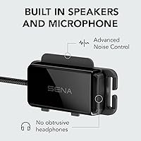 Vista 3 de Sena pi, auriculares universales de intercomunicación Bluetooth, se adapta a la mayoría de cascos de ciclismo y deportes múltiples