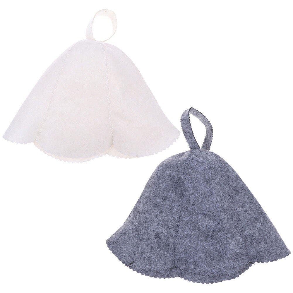 pezzi di cappello da sauna in feltro, cuffia da sauna, cuffia da sauna