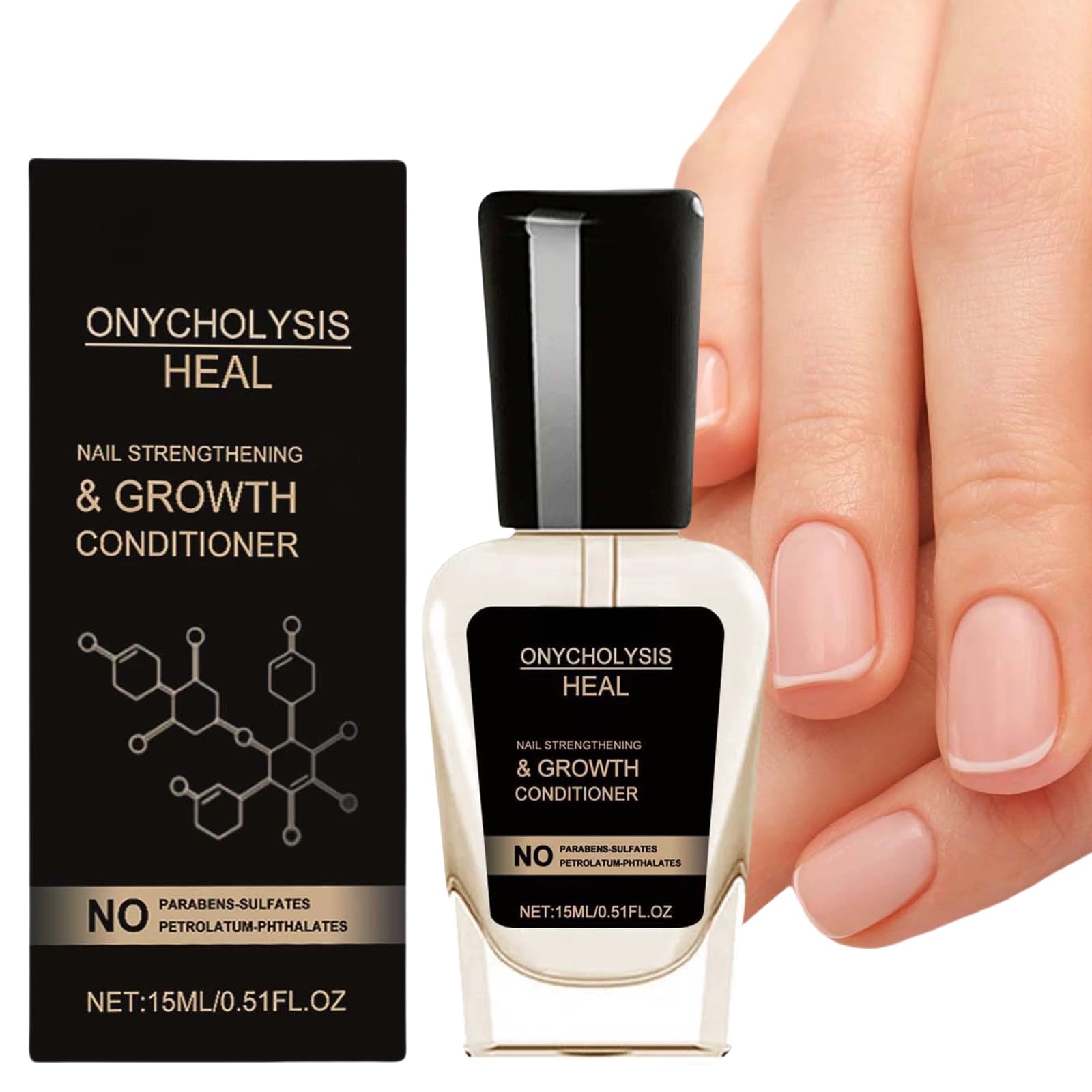 Nail Growth & Repair Serum, Strengthener & Hardener for Damaged Nails. Promotes Healthy Growth, Restores Strength