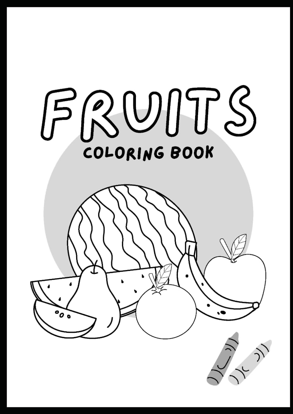 Fruits Colouring Book
