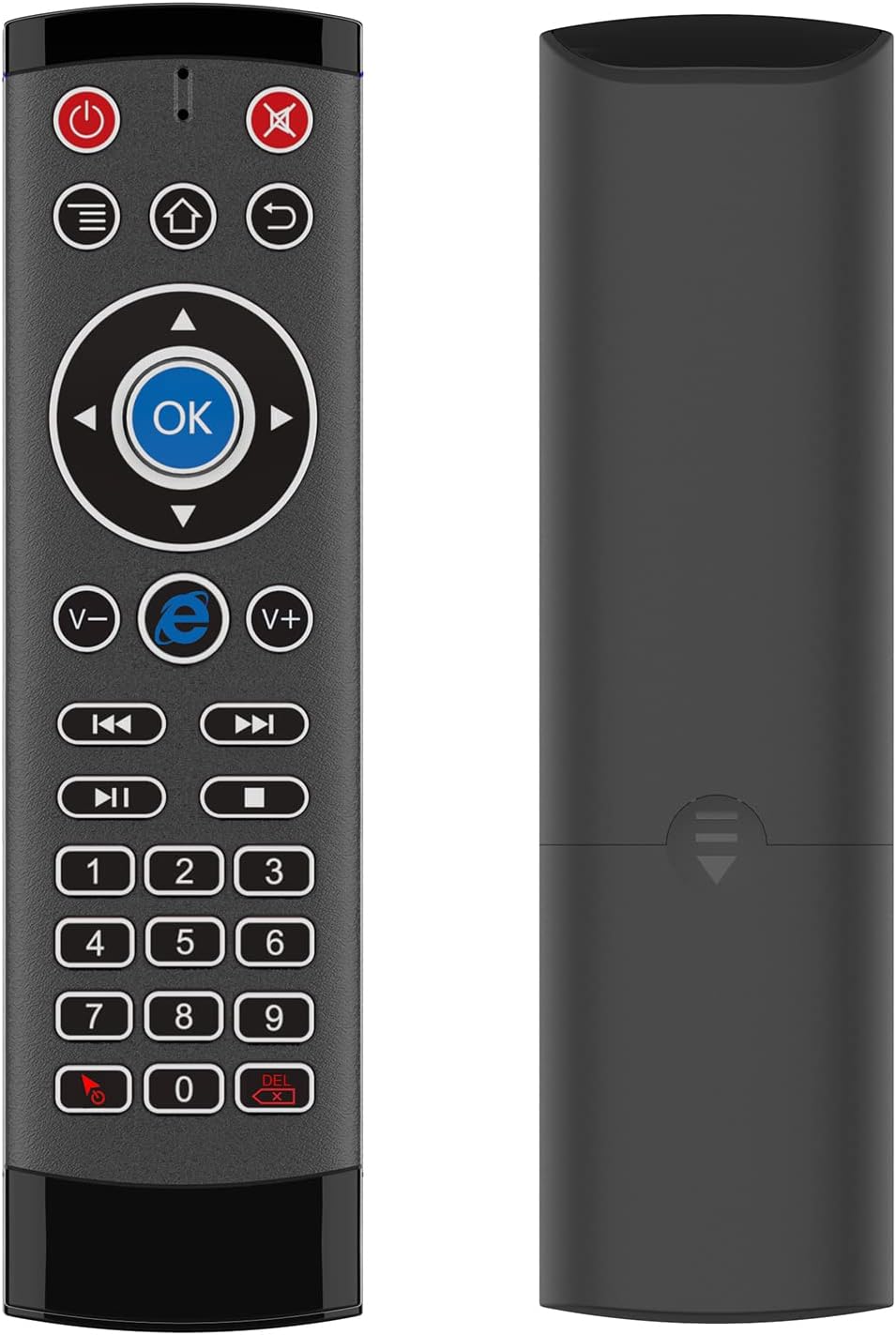 2.4G Wireless Remote Controller with Nano USB Receiver Supports IR Learning Function Perfect for Android TV Box IPTV Mini PC Smart TV Projector