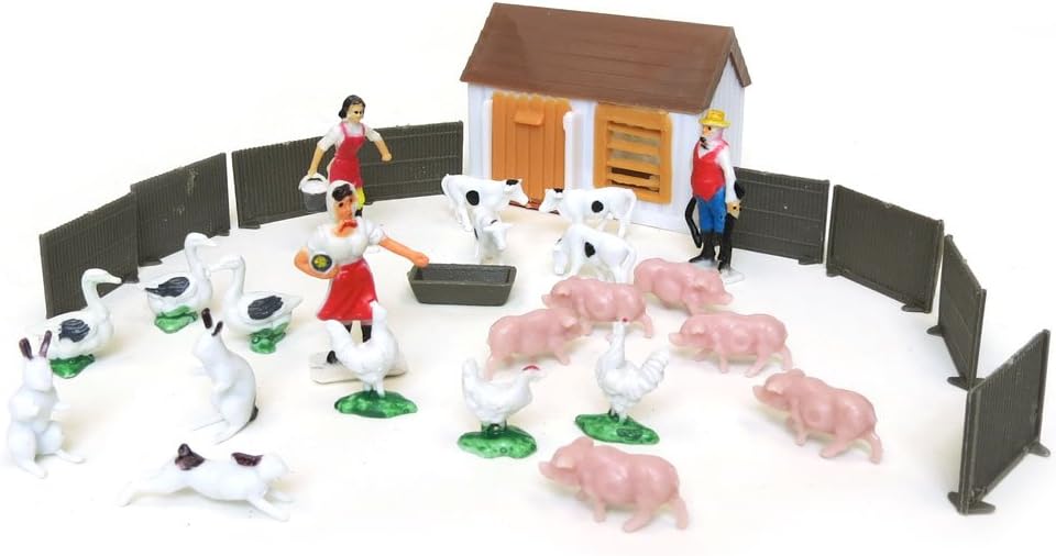 House of Marbles Teeny Tiny Mini Farm Playset