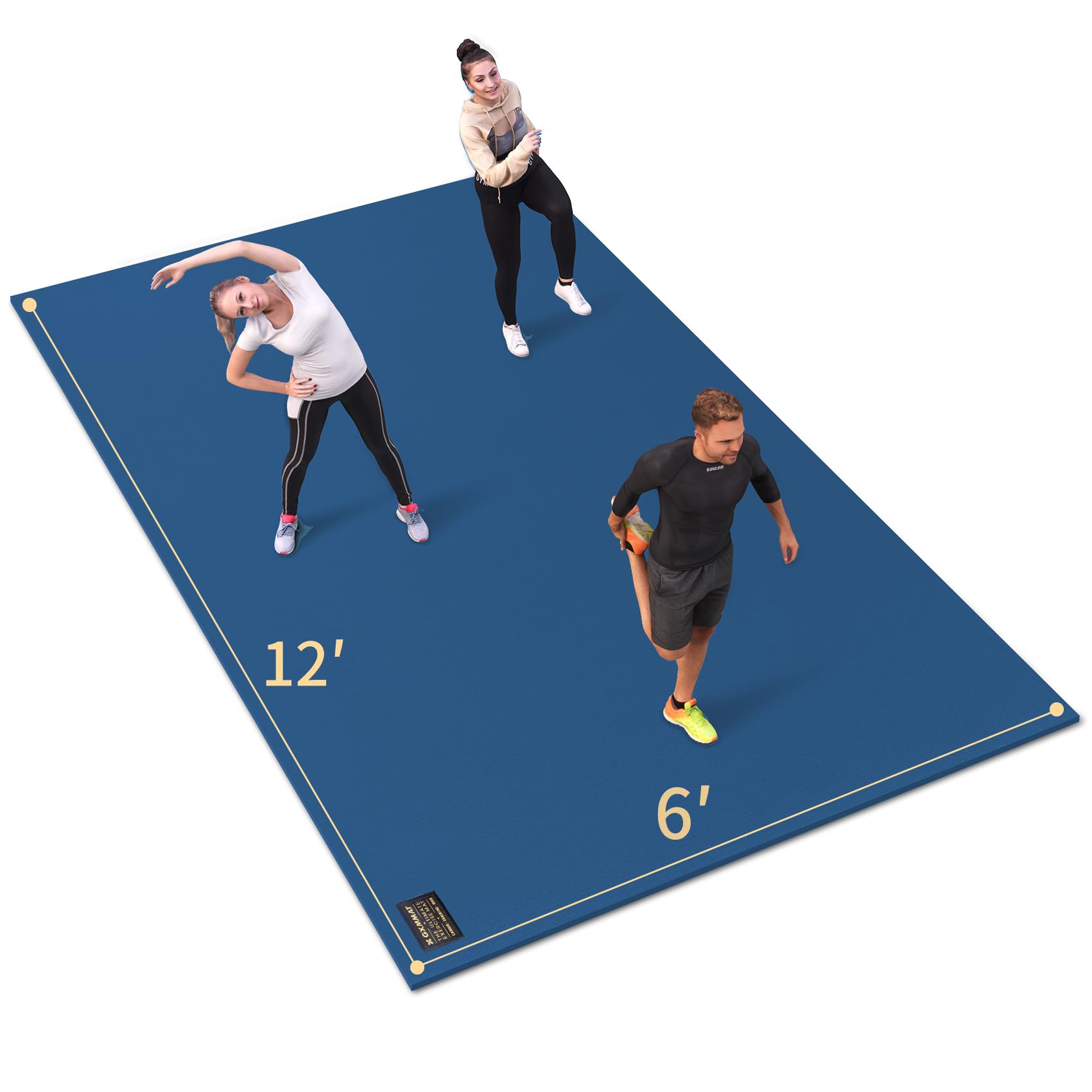 Extra Large Exercise Mat - Non-Slip & Durable -22 Extra Large Exercise Mat - Non-Slip & Durable -22