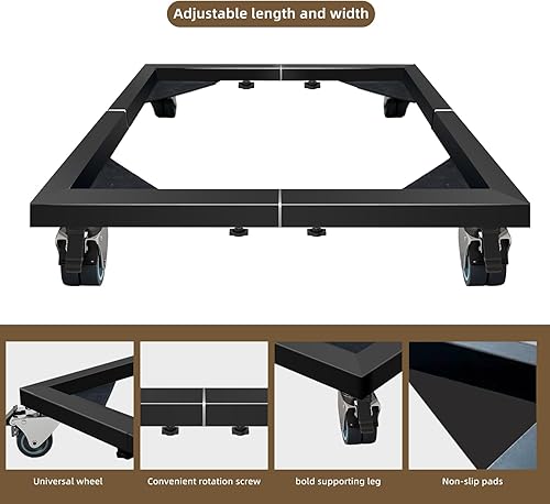 Miniatura 4 de Zsytbyyds Heavy Duty All Steel Smoker StandElectric Smoker&Vertical Electric Smoker&Digital Electric Smoker Universal Mobile Stand Base