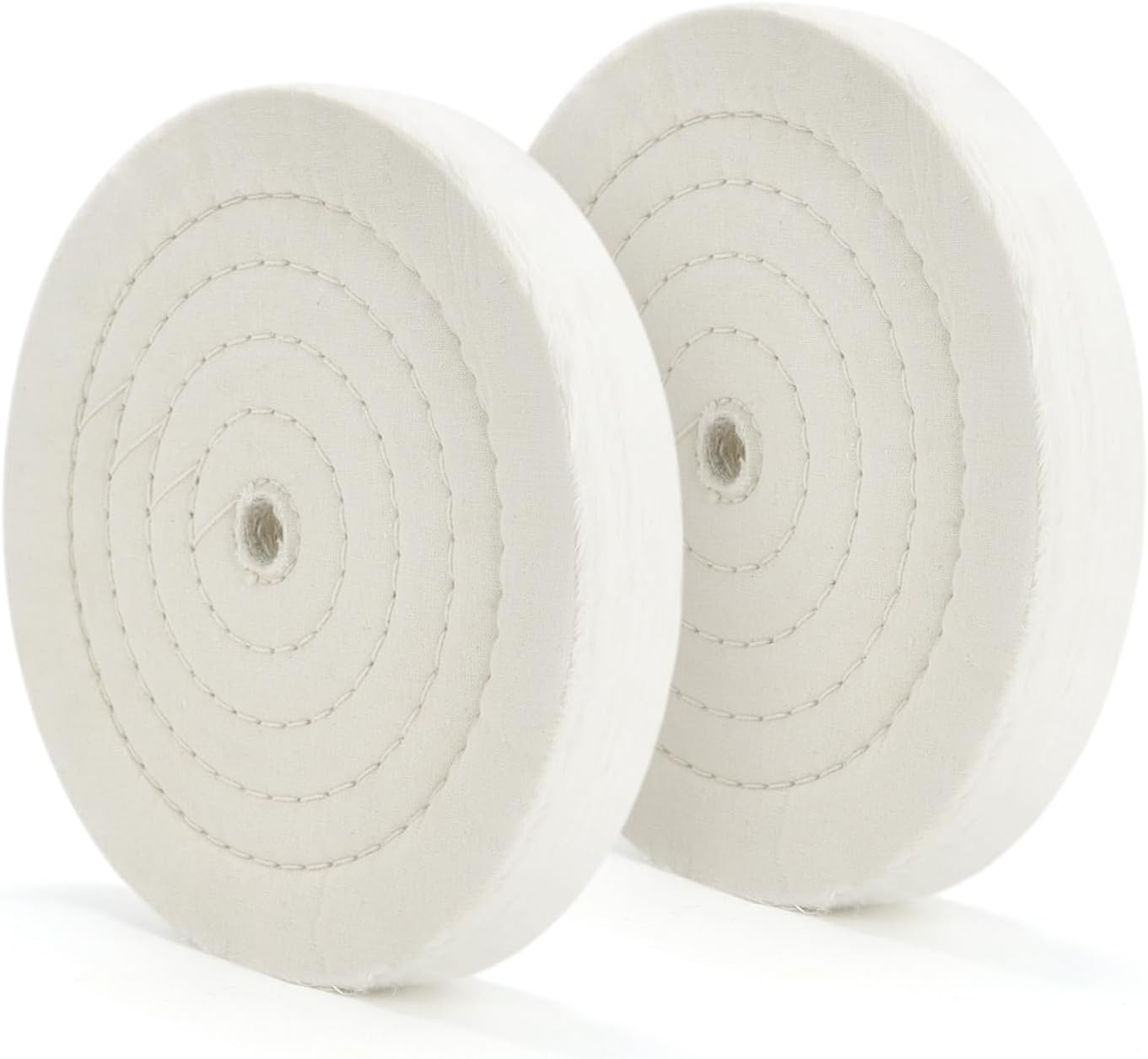 SCOTTCHEN 8 inch White Buffing Polishing Wheels for Bench Grinder with