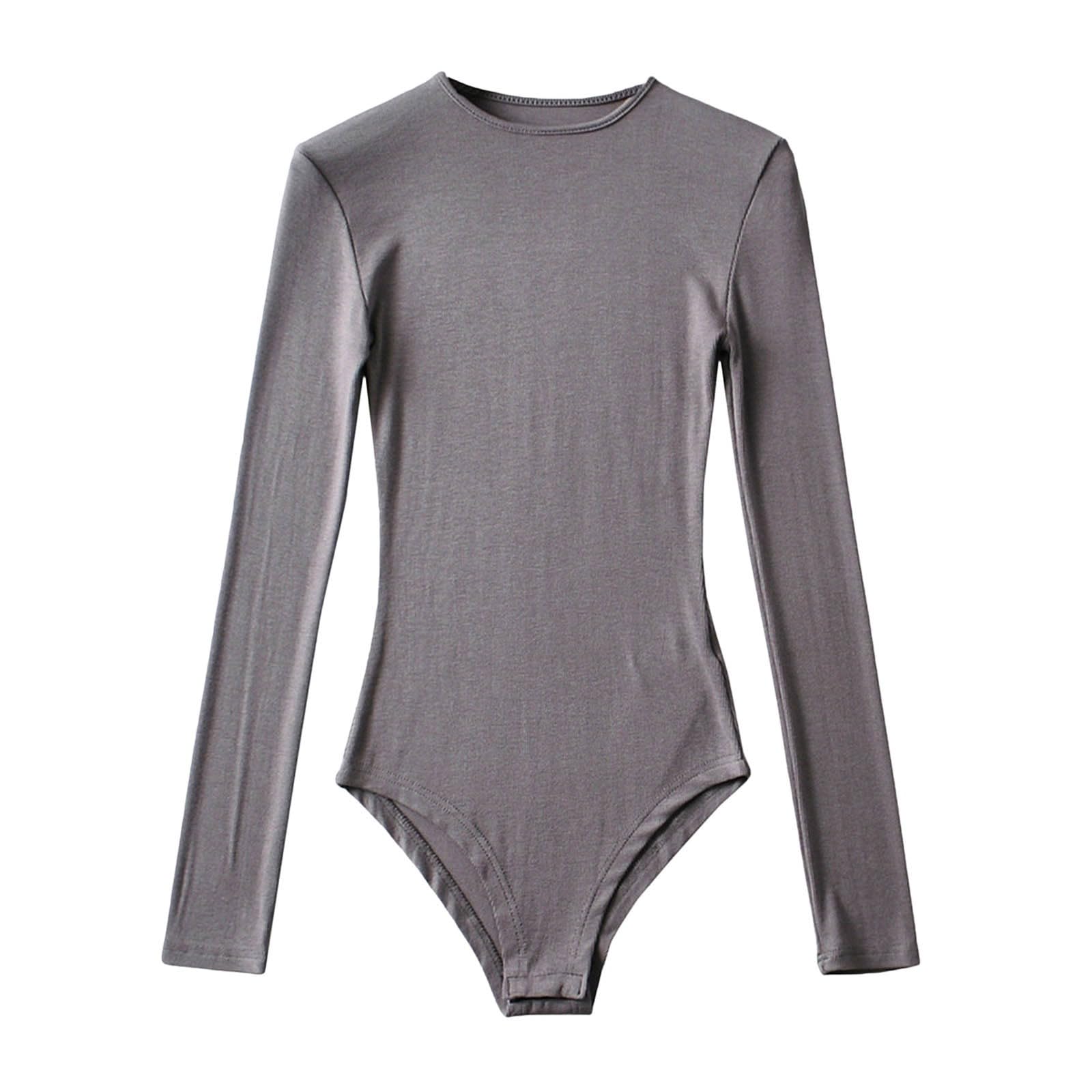 Body Damen Shaper Miederbody Vielseitig Bodysuit Figurformend Bauchweg Shapewear Langarm formend Atmungsaktiv Komfortabel Butt Lifting Weich Slimming