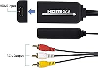 Vista 4 de HDMI to RCA, HDMI to RCA Converter Cable, 1080P HDMI Converter to AV 3RCA CVBs Composite Video Audio Supports TV Stick, Roku, Chromecast, Apple TV