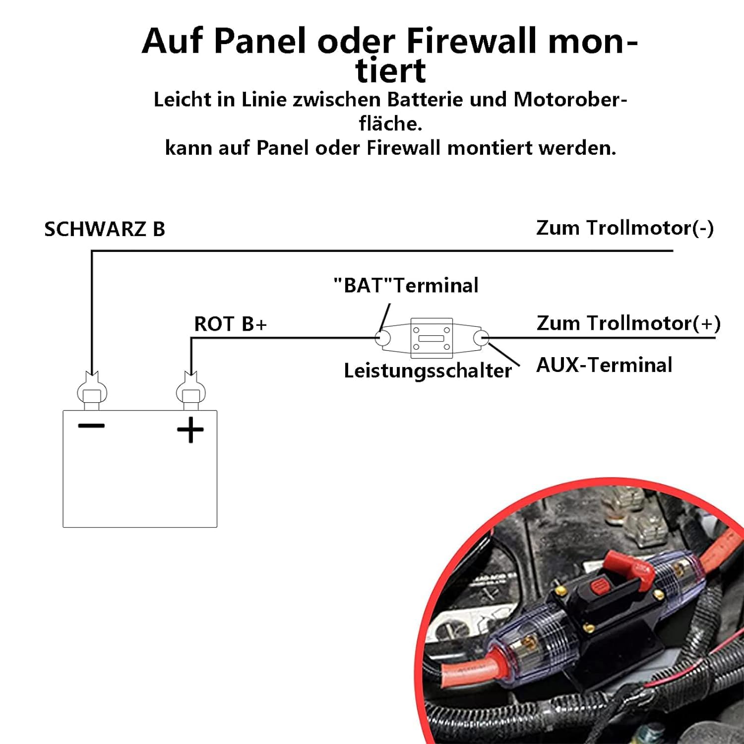 2 sztuki samochodowych uchwytów bezpiecznikowych 12 V-24 V DC Inline, wyłącznik automatyczny, wyłącznik automatyczny (20 A)